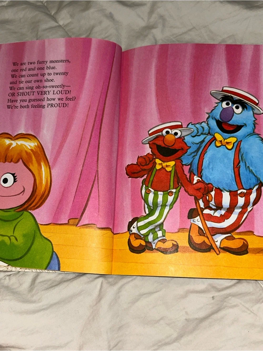 Little Golden Book: Happy And Sad, Grouchy And Glad, Sesame Street, 1992